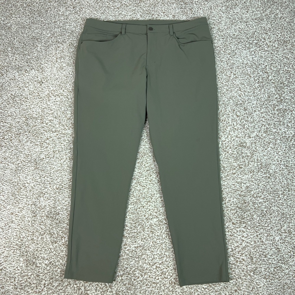 Lululemon Pants Mens 40x30 Gray Golf ABC Slim Fit Golf Comfort Warpstreme Work